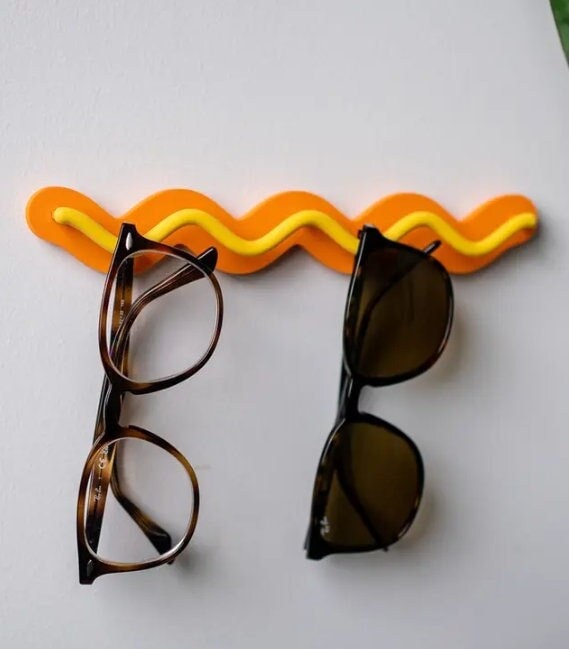 Sunglasses Ripple Rack | Colorful Sunglasses Holder | Wall Accessory Rack
