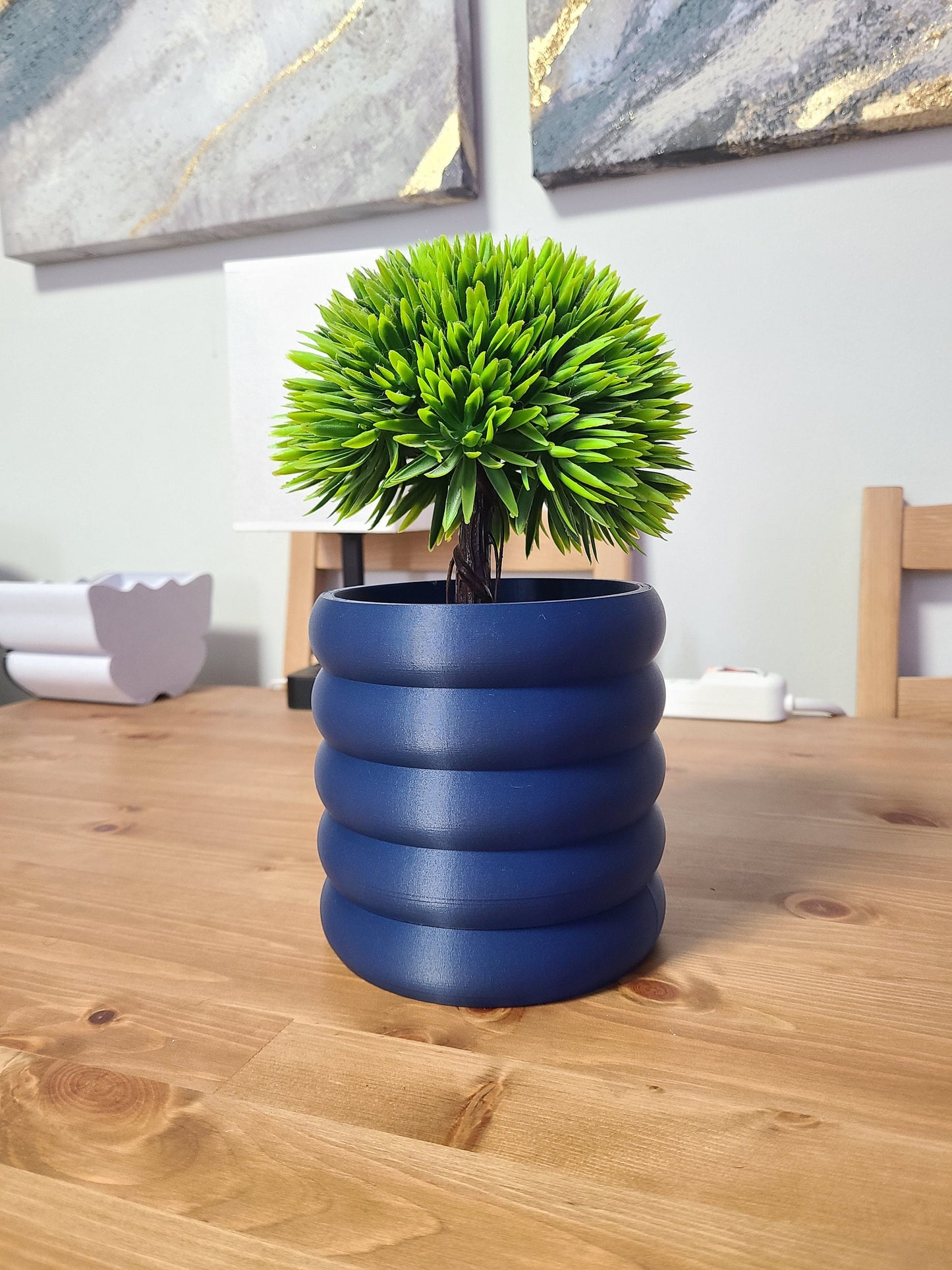 Big Bubbles Wall Planter | Hanging Plant Pot | Matte Marble PLA | 3D Printed Home Decor | Vertical Garden | Home Garden