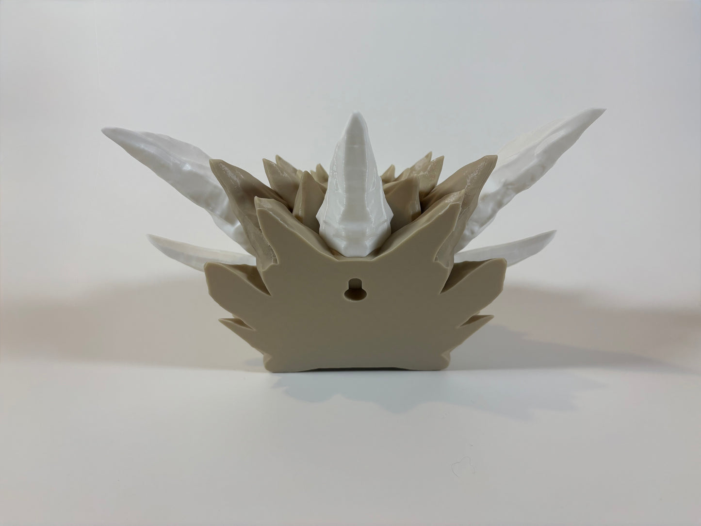 Diamond Dragon Skull | Wall Mountable Fantasy Decor | Crystal Dragon Head | Geometric Dragon Head Sculpture