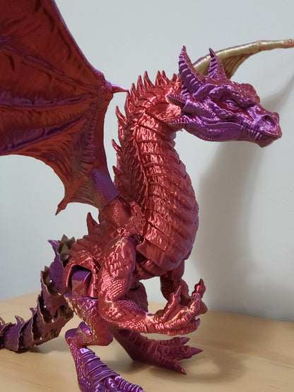 Epic Articulated Dragon | 3D Printed Dragon | Desk Decor & Collectible Gift