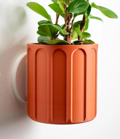 Wall Planter with Hidden Drip Tray | Modern Wall Planter | Indoor Plant Pot | Hanging Planter | Home Decor