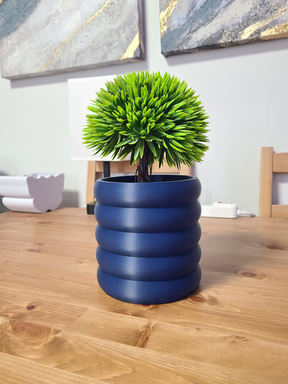 Big Bubbles Wall Planter | Hanging Plant Pot | Matte Marble PLA | 3D Printed Home Decor | Vertical Garden | Home Garden