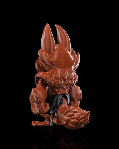 Furrocious Wolf | Articulated Werewolf Figurine