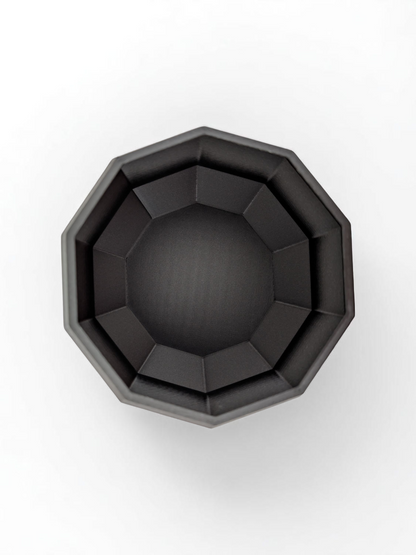 Minimal Geometric Planter | Decagon Flower Pot | Modern Plant Decor | Succulent Pot | 3D Printed Planter