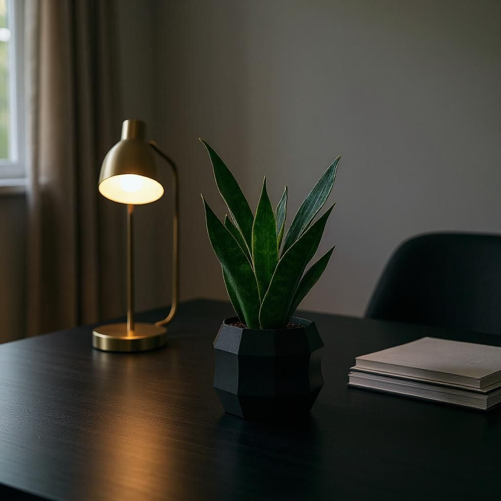 Minimal Geometric Planter | Decagon Flower Pot | Modern Plant Decor | Succulent Pot | 3D Printed Planter