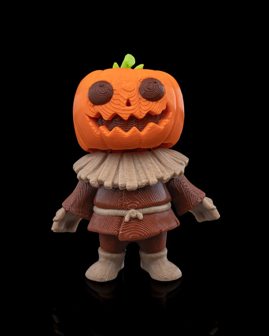 Scarecutie | Articulated Pumpkin Scarecrow Figurine