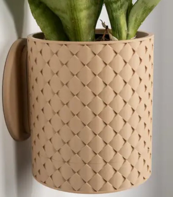 Quilted Planter | Plant Pot | Hanging Planter | Wall Planter | 3D Planter| House Pot| Modern Flower Pot | Fancy Planter | Custom Planter
