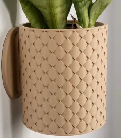 Quilted Planter | Plant Pot | Hanging Planter | Wall Planter | 3D Planter| House Pot| Modern Flower Pot | Fancy Planter | Custom Planter