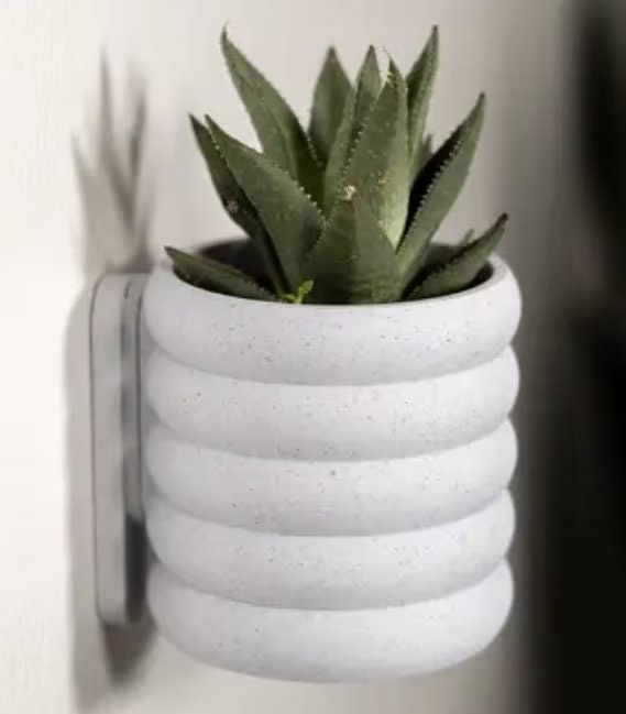 Big Bubbles Wall Planter | Hanging Plant Pot | Matte Marble PLA | 3D Printed Home Decor | Vertical Garden | Home Garden